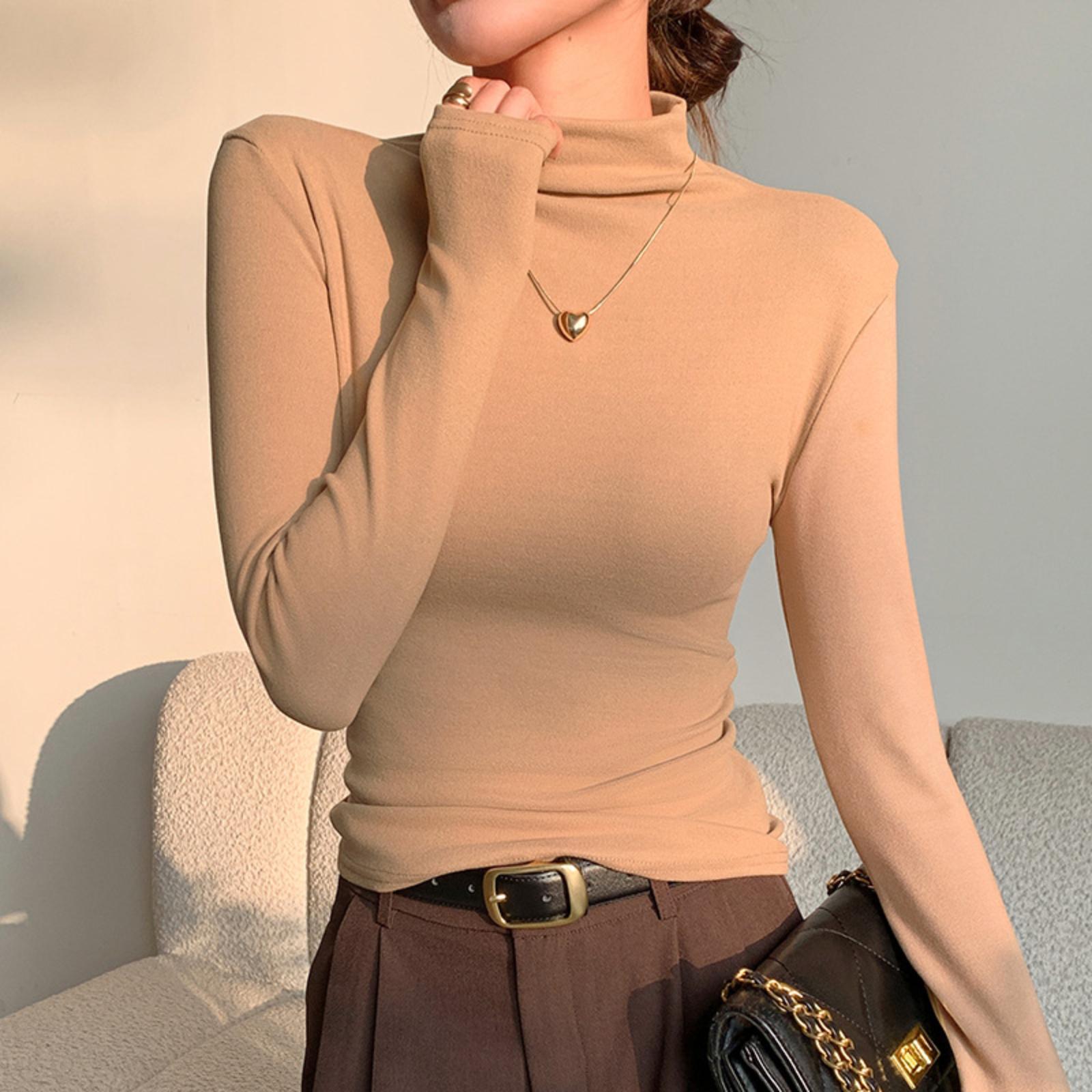 

Светр з високим коміром В язана майка В язаний светр Светр-пуловер з високим коміром Для жінок XL хакі