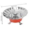 Multi-Level Cyclone Flame Camping Stove Metal Foldable Burner Portable Gas Stove  Picnic