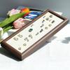 Jewelry Trays Velvet 50 Slot Rings Display Tray Large Capacity Finger Ring Stud Earrings Cufflink Storage Rack Organizer