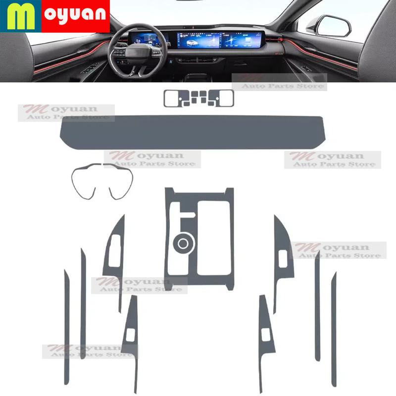 For Ford Mondeo - Navigation Dashboard interior center console protectIve sticker TPU protective car repair film