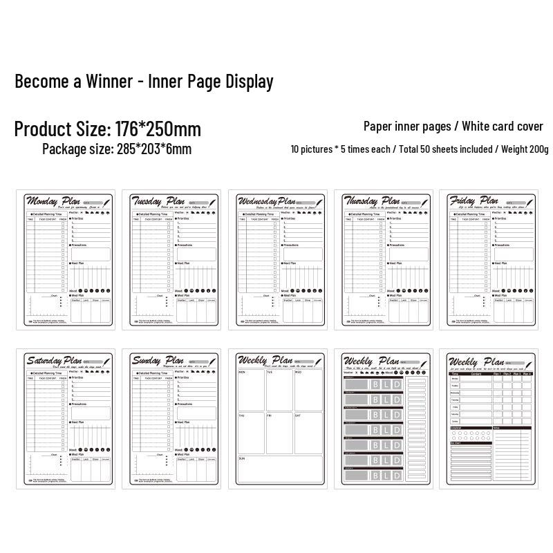 Dream Set Sail Student Diary and Study Planner Notebook