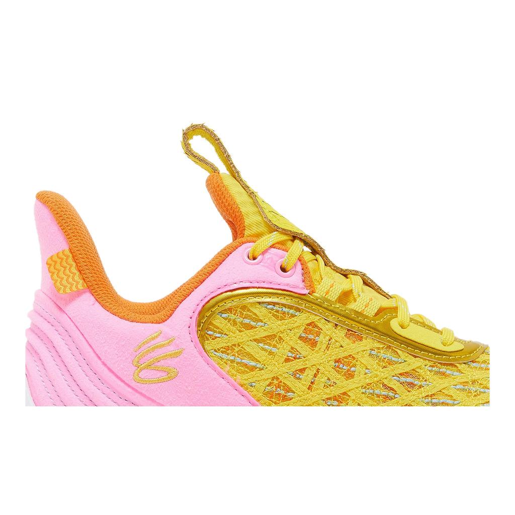 Sesame Street Under Armour Curry Flow 9 Grade School 'Street Pack - Play Big' (Unisex) Lemonade / Solar Pink Kids' Basketball Shoes