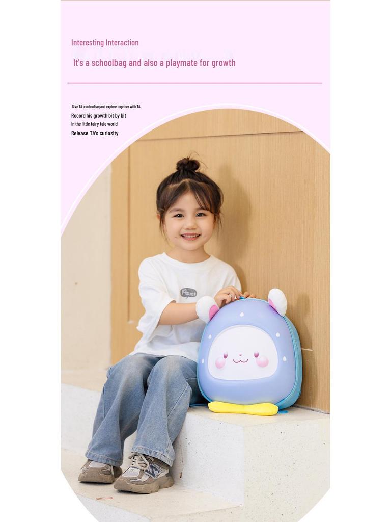 2-5 Year Olds' Cute Rabbit Backpack for Kids - Cartoon Design for Kindergarten Boys and Girls