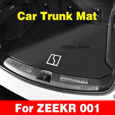 Flannel Car Mats For ZEEKR 001 2022 2023 2024 Trunk Mat Mat Accessories All Weather Dustproof Protection Pad Accessories