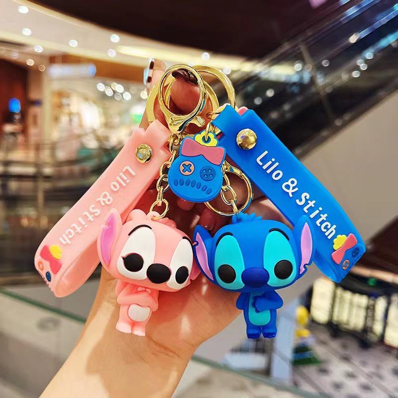 Cute Silicone Doll Keychain For Car And Bag Decoration