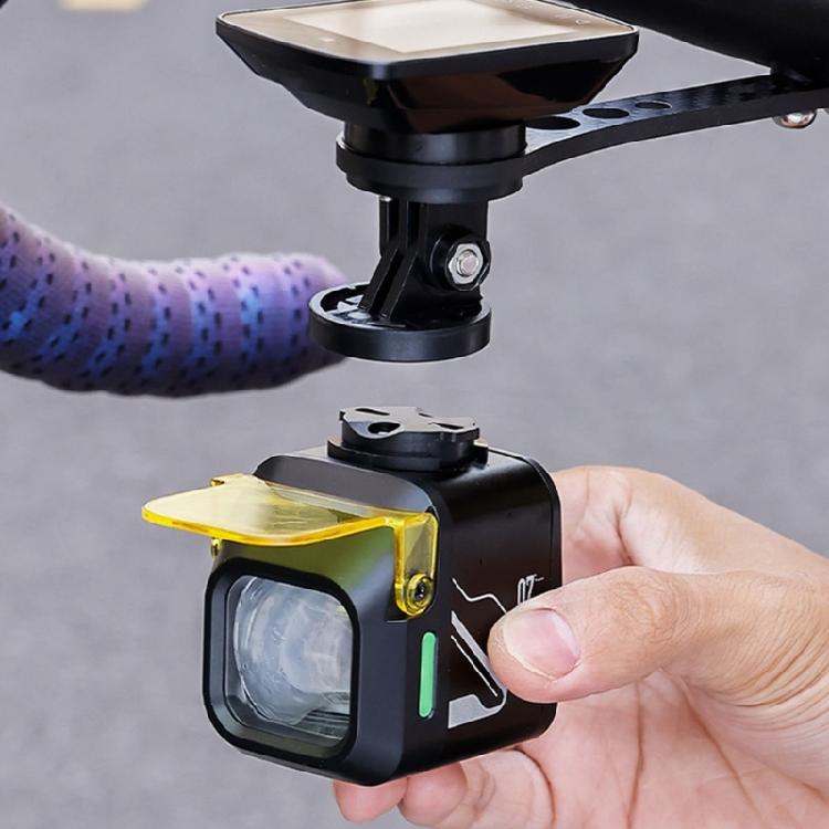 USB Genopladelig Cykellygte Med Støvtæt Lampeskærm Fjernbetjening Cykler Forlygte til LandevejsCykle