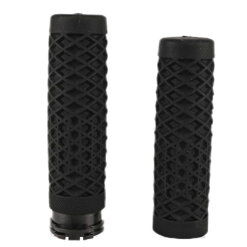 Harley Handlebar Grips for Street Bob, Fat Boy, Fat Bob, Street Glide & Big Glide - Rubber Sleeves for Modified Handlebars.