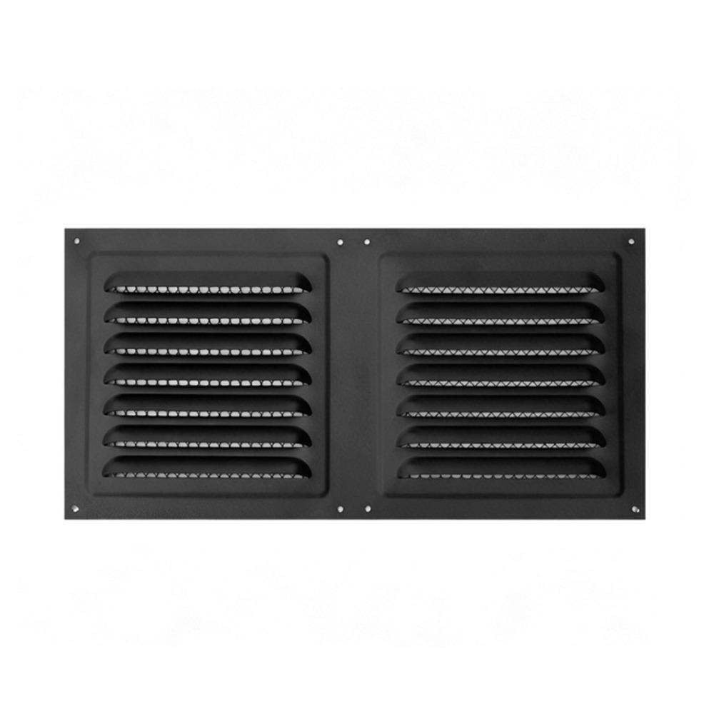 1pcs Stainless Steel Gable Vent Cover 12x6 Inch Air Grille Louvered For Kitchen Ventilation