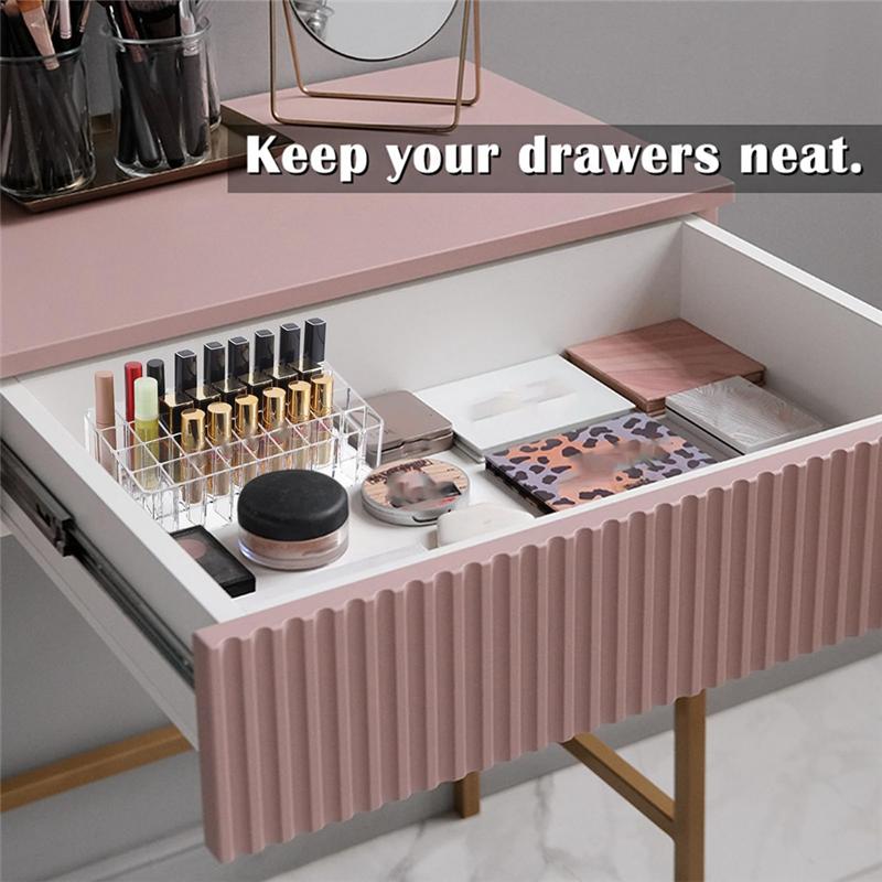 M-Modern-Cosmetic Display Box Lipstick Storage Box Multi-Space Transparent Lipstick Storage Box