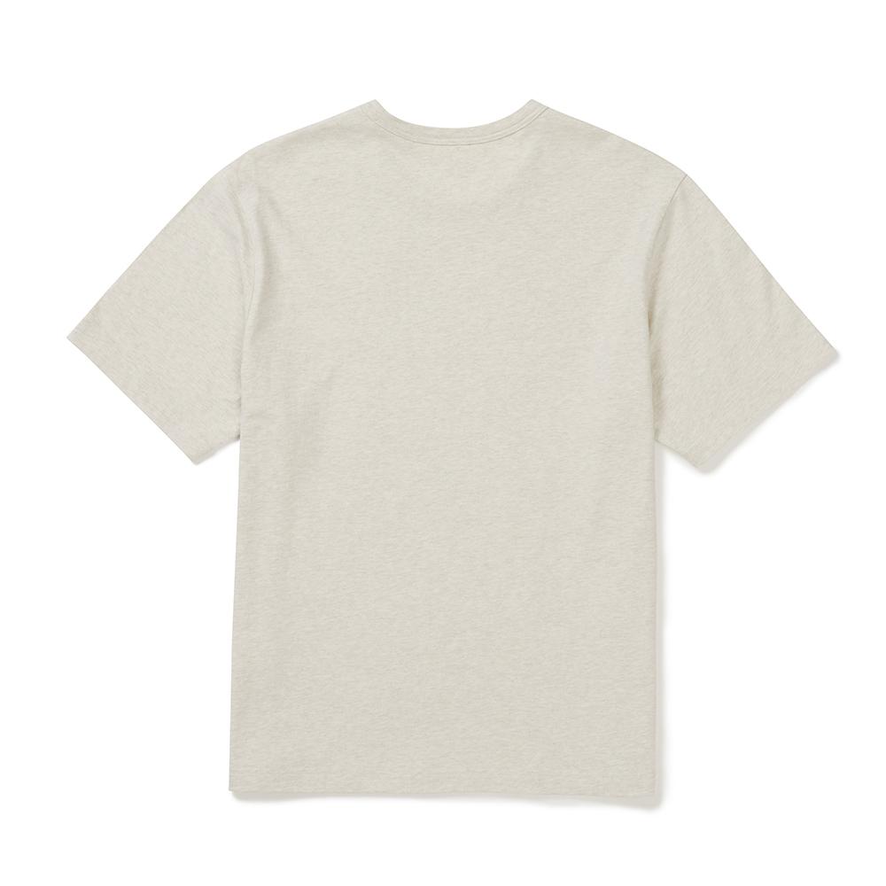 [Snowpeak] Melange Short-Sleeve T-Shirt Oatmeal (S25MUFTS50)