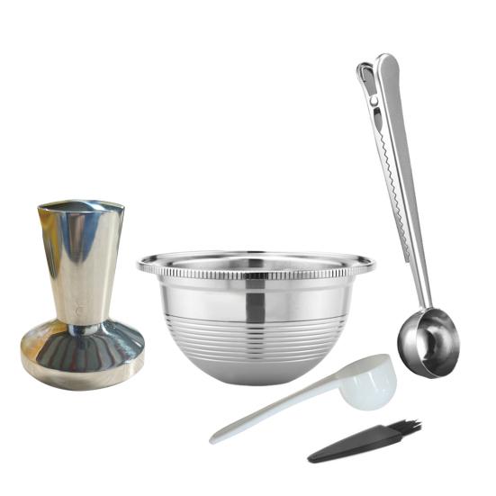 Wiederverwendbare Edelstahl-Kaffeekapseln für Nespresso VertuoPlus Nachfüllbare Kapseln für VertuoLine