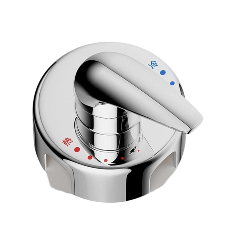 Wall Mounted Bathroom Mixing Valves Replacement Surfaces Mounted Hot and Cold Switches for Adjustable Water Temperature