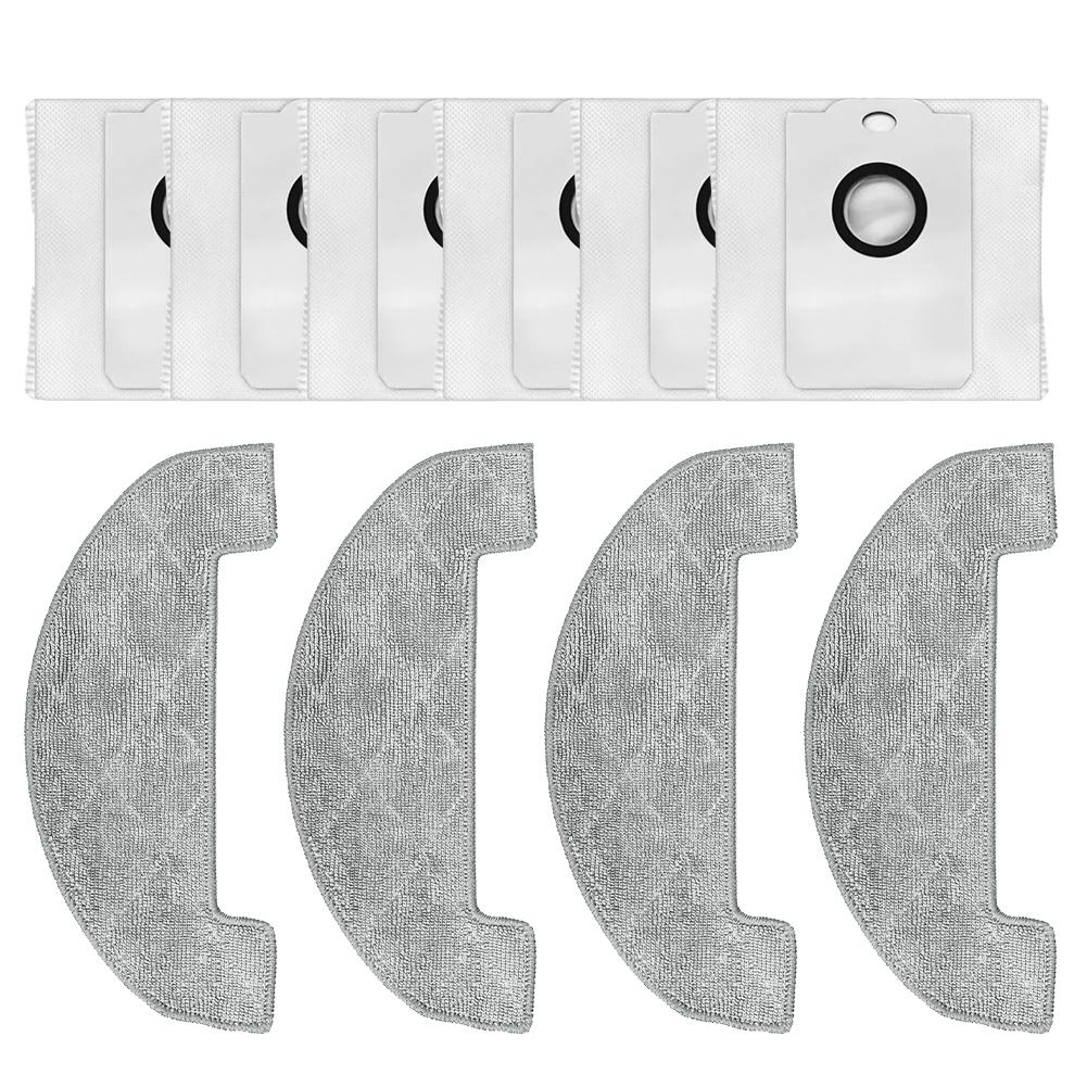 For MYBOT X9 PRO Robotic Vacuum Cleaner The Vacuum Cleaner Includes 4 Mop Pads And 6 Dust Bags Parts