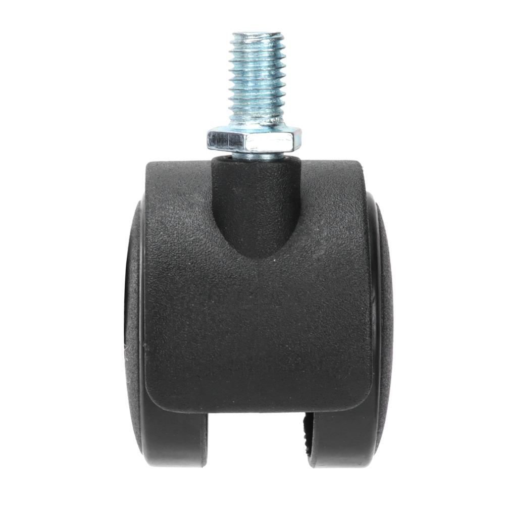 4pcs Black Locking Caster Wheels With Brake Furniture Caster Wheels Swivel Caster Wheels  Furniture