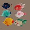 Large Marine Life Fish Hair Clip Colorful Acetic Acid Hairpin Female