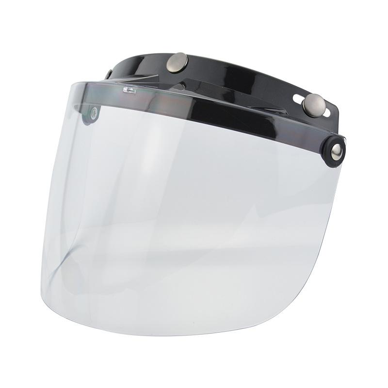 New Three-button flip-up motorcycle helmet visor Motorcycle Supplies прозрачный