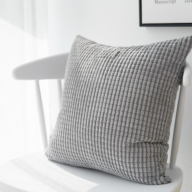 Elegant Scandinavian Pillows Modern Corduroy Cushion Cover For Cozy Home Decor