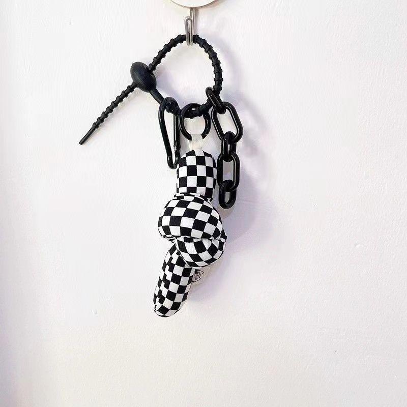 Adorable Floral Plush Keychain With Soft Pp Cotton Filling For Charm And Style