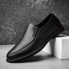 Fashion Casual Business Shoes Formal Genuine Leather Shoes Comfortable Men Soft-Soled Loafers Slip-On Flats Leisure Walk Man Moccasins