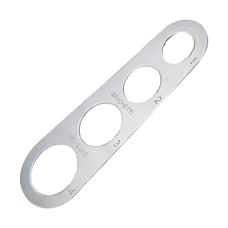 Stainless Steel 4-Hole Spaghetti Measurer Ruler