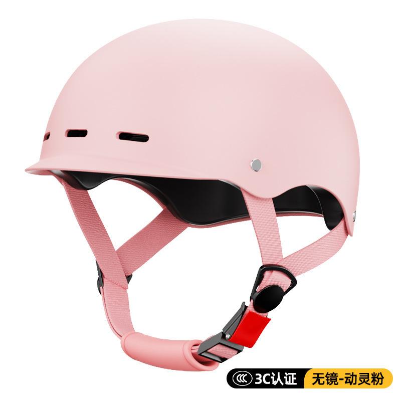 

Шлем для электромобиля женский летний дышащий очки четыре сезона мужской новый национальный стандарт милый, легкий и простой шлем Харлей