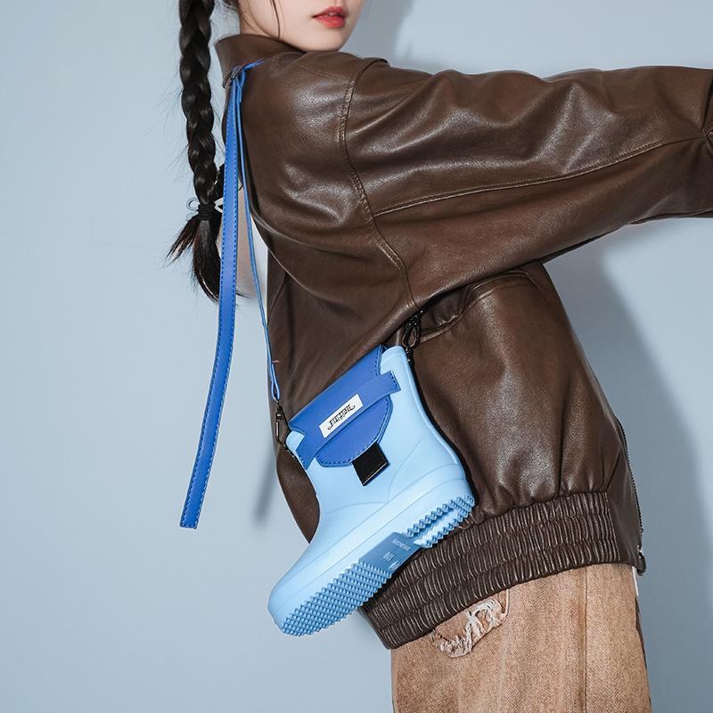 

2026 Newest Fashi Creative Prank Funny Crossbody Bags Imitati Shoes Cute Persality Phe Holders Small Bag темно-синього кольору