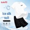 Baleno Men's Ice Silk Mesh Summer Two-Piece Set