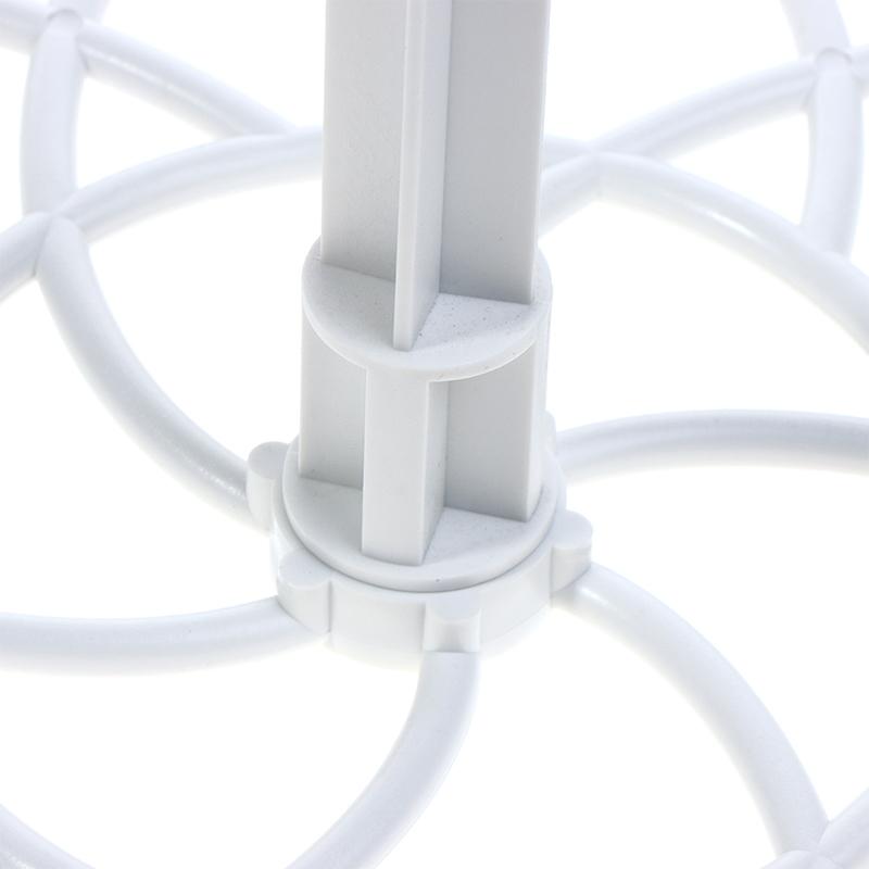 White Plastic Garden Stackable Bonsai Climbing Frame Plant Cage Frame Plant Support Stand Climbing Vine Rack Gardening Supplies