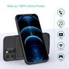 Custodia Caricabatterie Ultra Sottile per iPhone 16 15 14 13 12 11 Pro Max 13 12 Mini X XS Max XR 6 7 8 SE 2 Custodia di Ricarica Power Bank