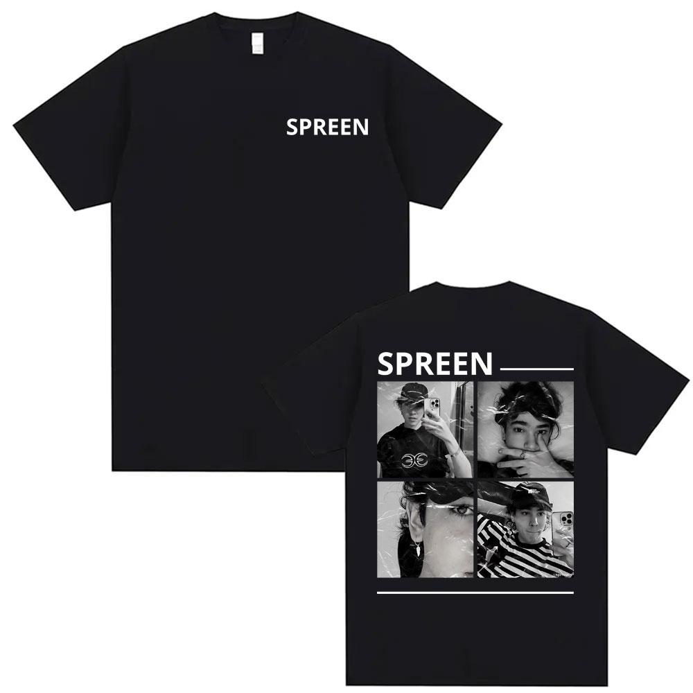 Rapper Spreen Album Graphic Merch Tshirts Mens Women Fashion Vintage Short Sleeve Summer Casual 100 Cotton Oversized Tshirt