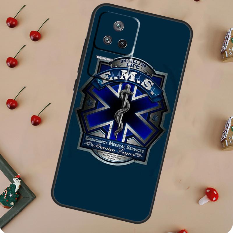 EMT EMS Medical Rescue Case For POCO X6 Pro X3 X5 F5 M6 Pro F3 M5s Cover For Xiaomi 13T Pro 14 11T 12T 12 13 Lite