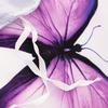 Purple Buterfly Floral Soft with Soft Fabric Duvet Cover Set featuring 2 Pilowcases - Printed Soft Duvet Cover for Home And Dormitory
