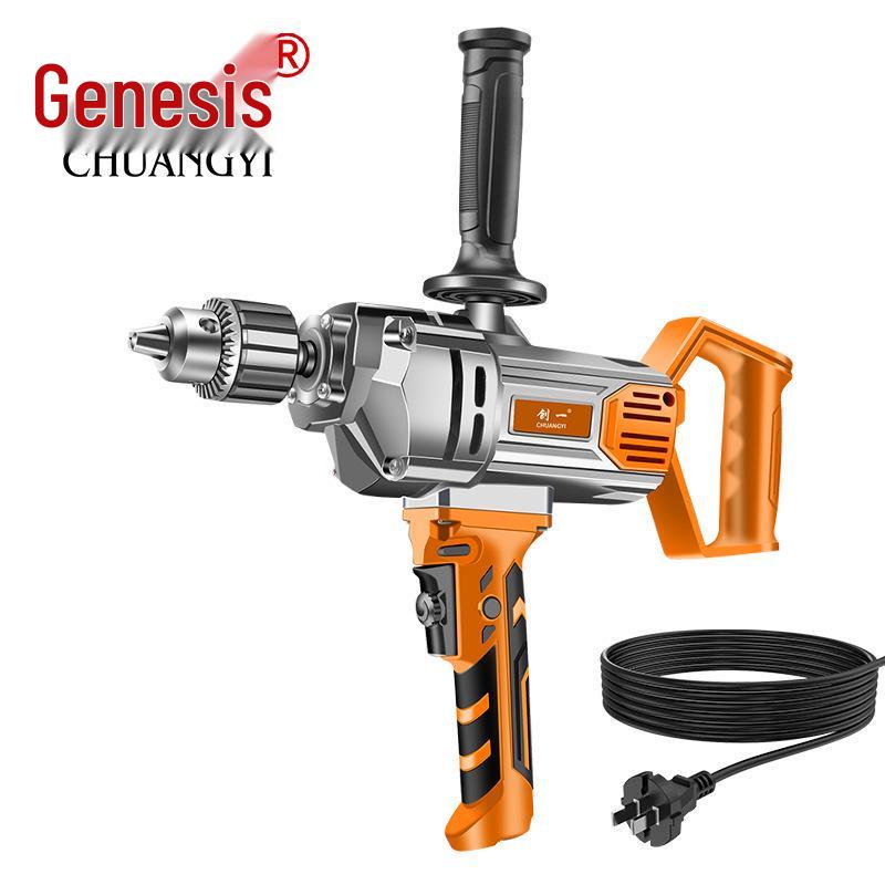 CHUANGYI High-Power Drill & Mixer for Paint, Putty, Concrete, and Coatings