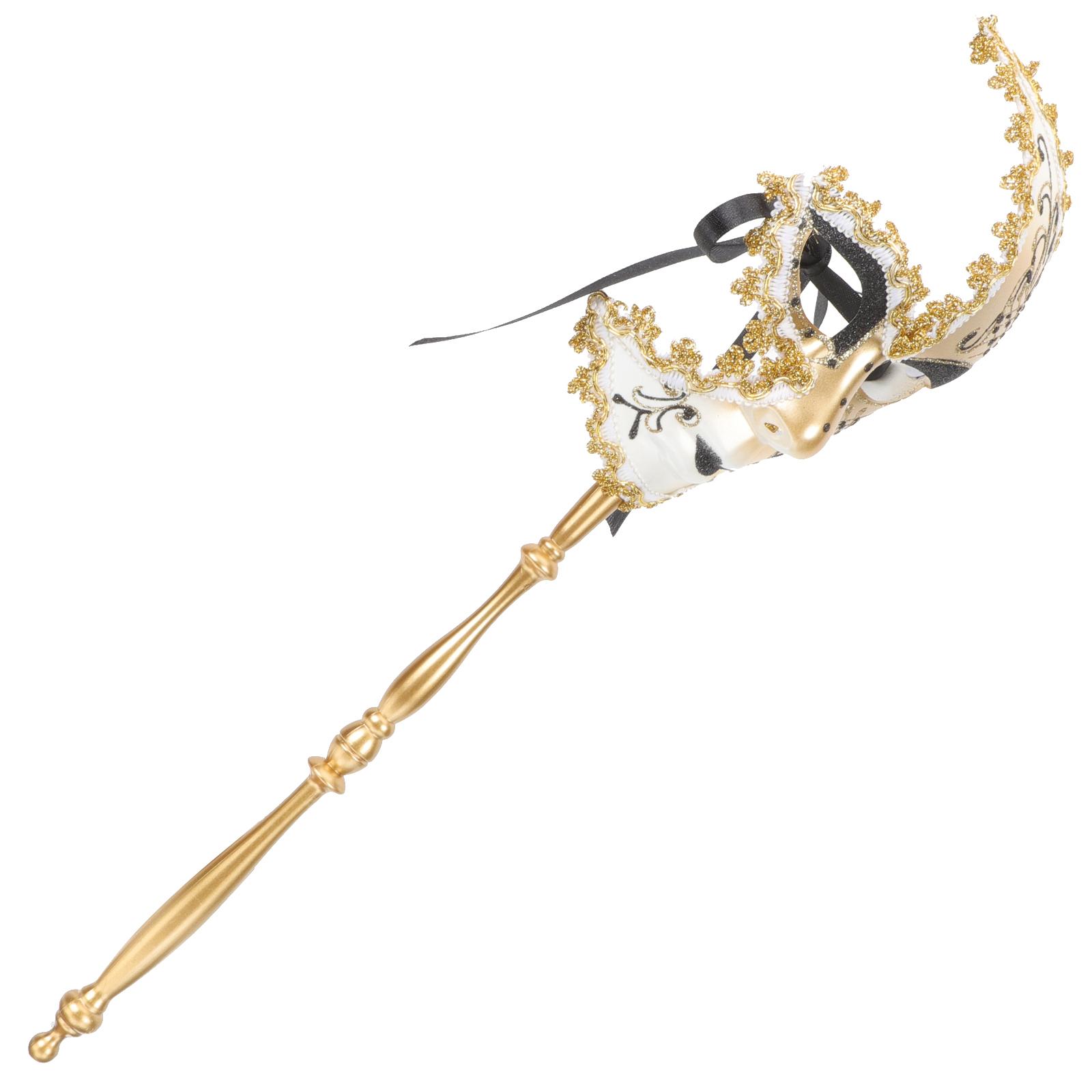 

Half Face Mask Realistic Masquerade Wedding Party Accessories Halloween Costume Drama Mystery Premium Material Durability чорний