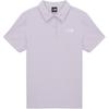 Short Sleeve Logo Embroidered Polo Shirt Women Tops Lavender NT7PR37C