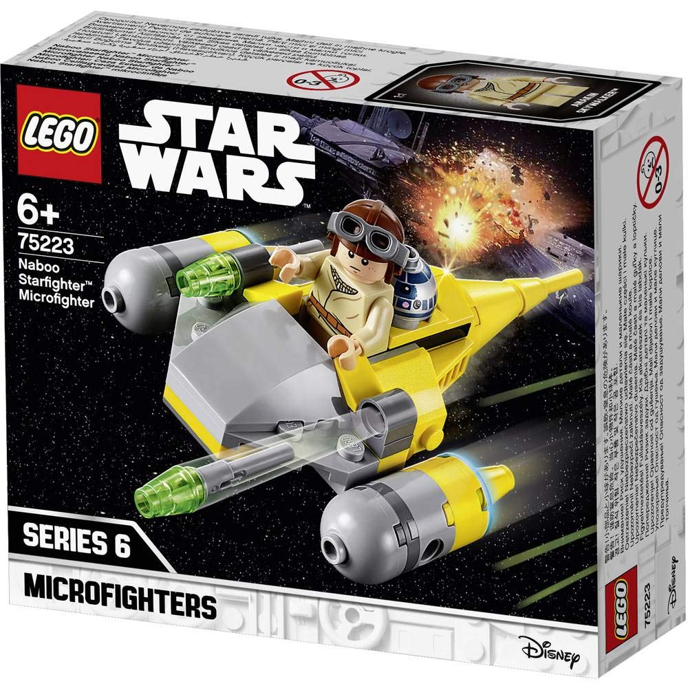 LEGO Star Wars Naboo Starfighter Microfighter 75223 Block Toy for Boys