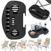 Chair Cup Holder with Mobile Phone Slot Chair Utility Tray Multifunction Universal Chair Side Table Portable for Camping Picnic