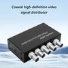 Metal Housing AHD CVI TVI BNC Video Distributor Unit Supports Various Camera Associations With 1 Input And 4 Outputs