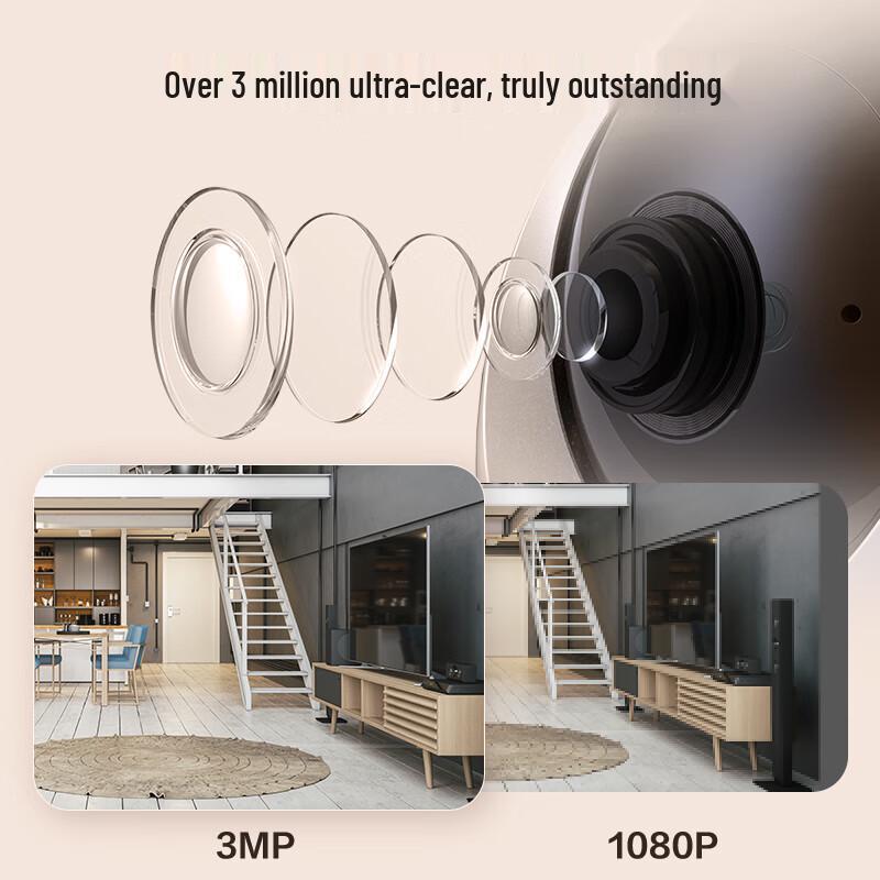 EZVIZ C6c 2K Star-Light Home Security Camera with 128GB Card (CN version)