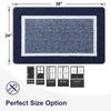 Olanly Durable Door Mat Family Anti-slip Carpet Floor Indoor Mat Absorbent Entrance Door Mats Dirt Resistant Easy to Clean Rug