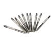 10Pcs Metric Taper Plug Tap Set Straight Shank Carbon Steel for Metal Processing M2.5