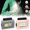 1Pc High Brightness COB LED Headlight Camping Visibility Jogging LED Light Safety Magnet Clip on Running Light Outdoor Sport