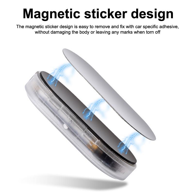 Automotive Atmosphere Lighting Foot Atmosphere Wiring Free Led Wireless Magnetic Suction Lighting