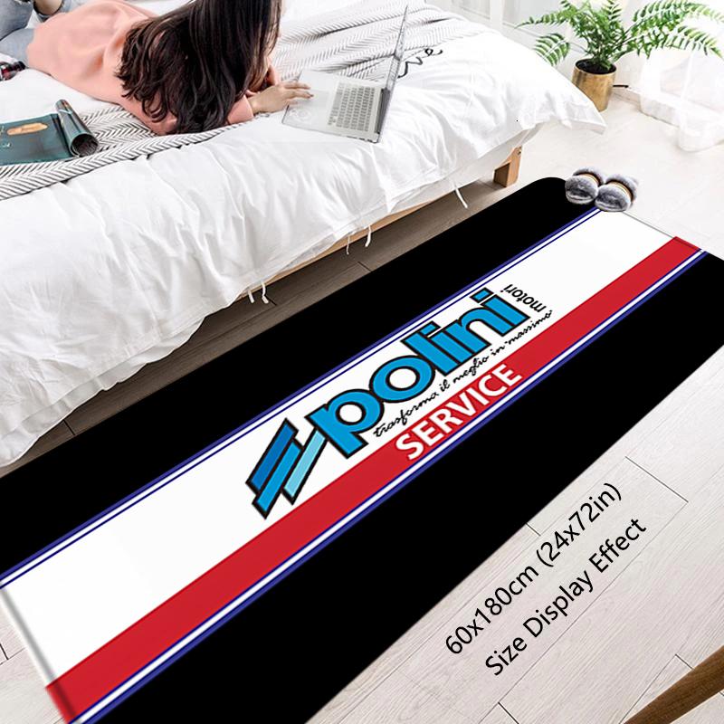 Interior Floor Mat P-Polini Italy Scooter Doormat Non-slip Foot Rug for Entryway Kitchen Carpet Bedroom Bedside Mats Home Decors