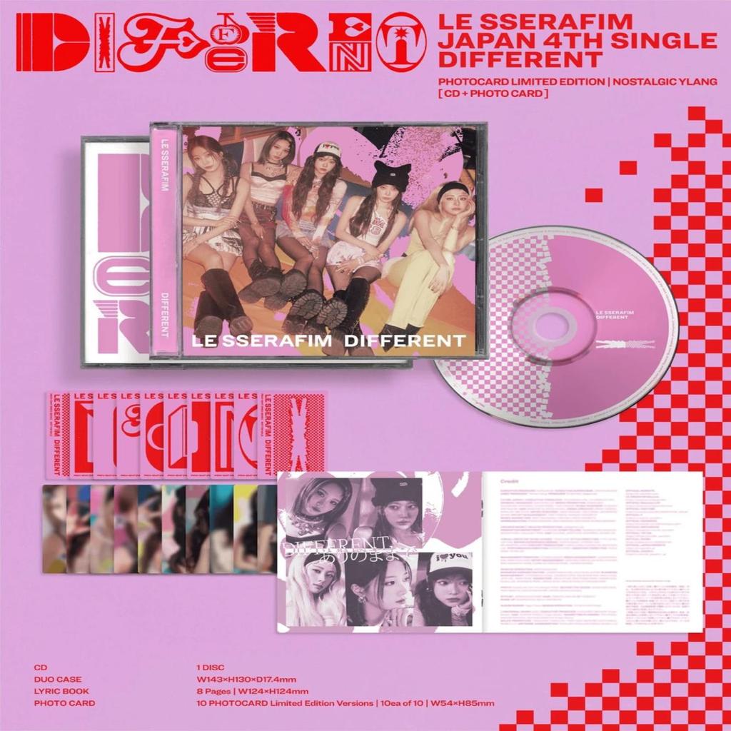 LE SSERAFIM Japan 4th Single Album [DIFFERENT]