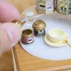 1/12 Tea Box Dollhouse Miniature Tableware Cup & Saucer Decoration Kitchen Decoration Doll House Accessories
