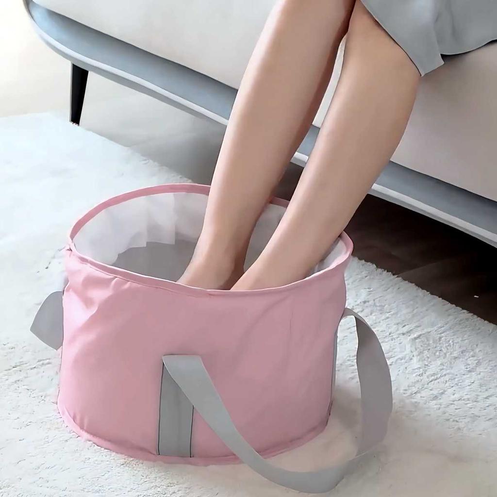 Foldable Home Foot Wash Basin Spa Foot Bath Tub Portable with Insulation Function Foot Care Specialised Suitable for Travel