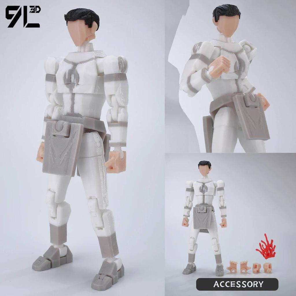 9L3D Printed Superheroes Invincible Supermark Anime Multi-Jointed Shapeshift Toys Action Figures Mannequin Model Ornaments Gifts