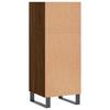 Sideboard in Brown Oak Look 34.5 x 32.5 x 90 cm Engineered Wood