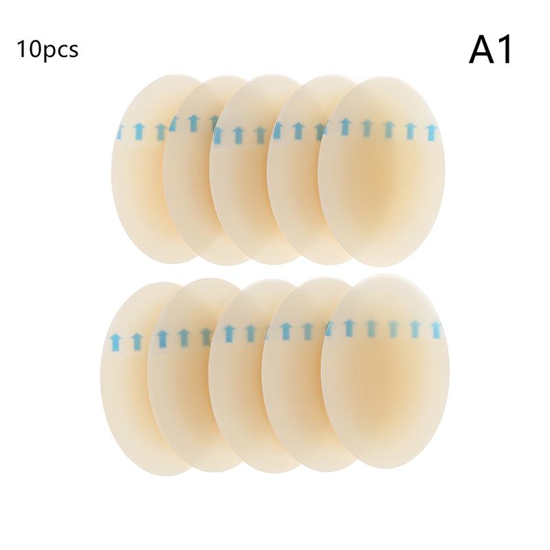 10/12pcs Adhesive Hydrocolloid Gel Blister Plaster Heel Anti-wearing Heel Sticker Pedicure Patch Plaster Foot Care Tools